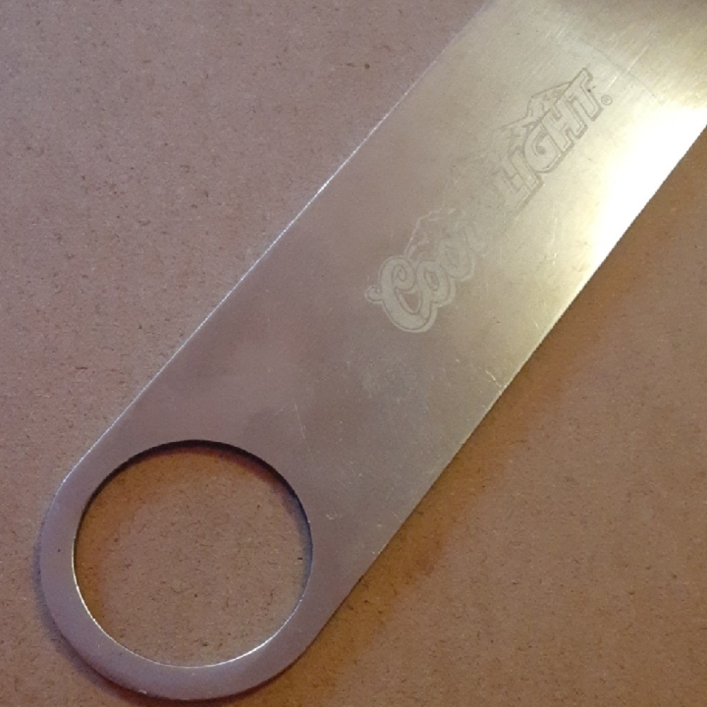 Coors Light Stainless Steel Bottle Opener